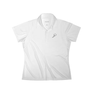 Women's Polo Shirt - 6 Points 5 Stars (White)