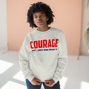Unisex Premium Crewneck Sweatshirt - Courage IV