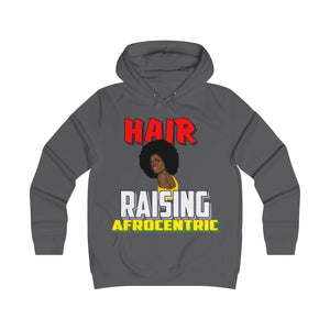Girlie College Hoodie - Hair Raising Afrocentric