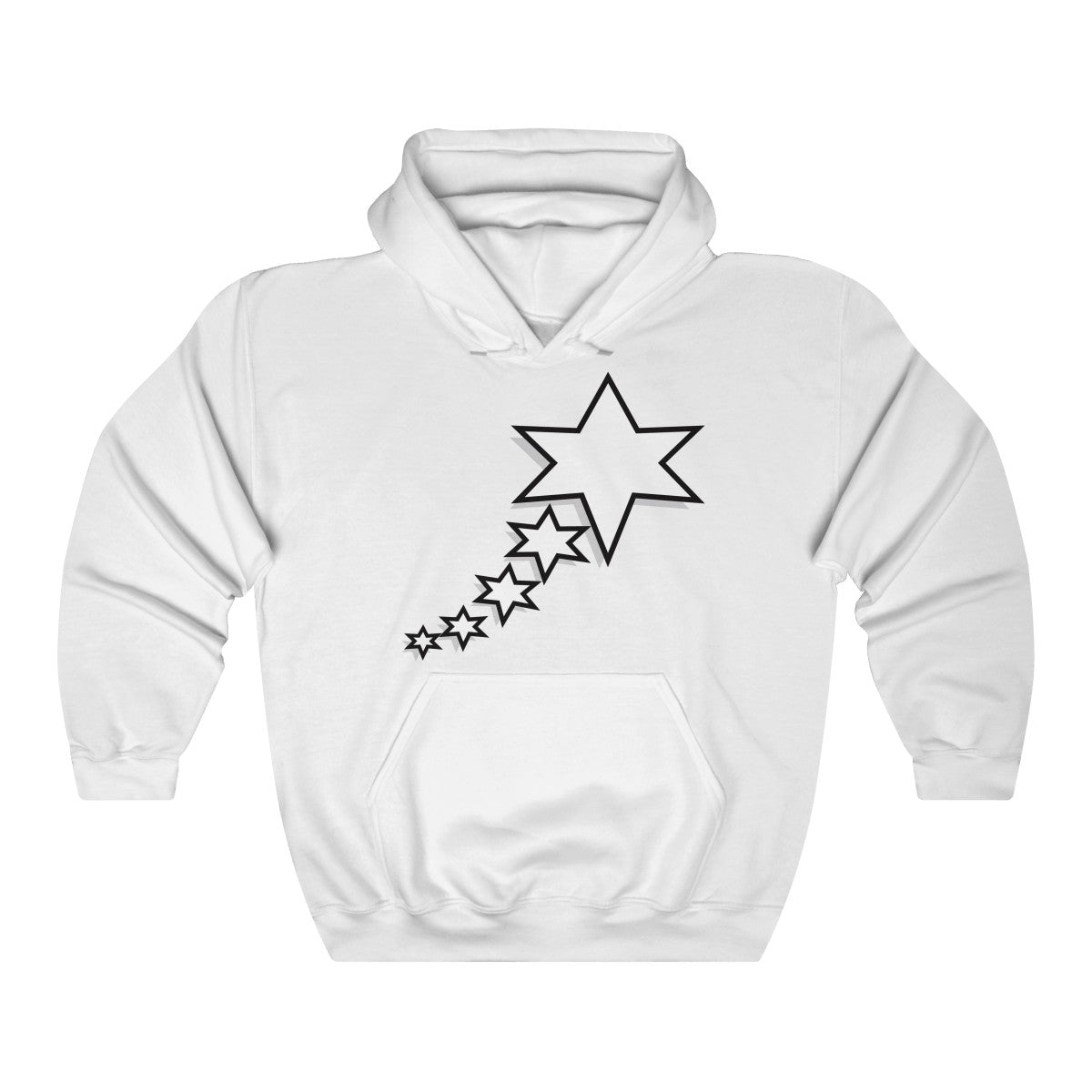 Unisex Heavy Blend™ Hooded Sweatshirt - 6 Points 5 Stars (White)