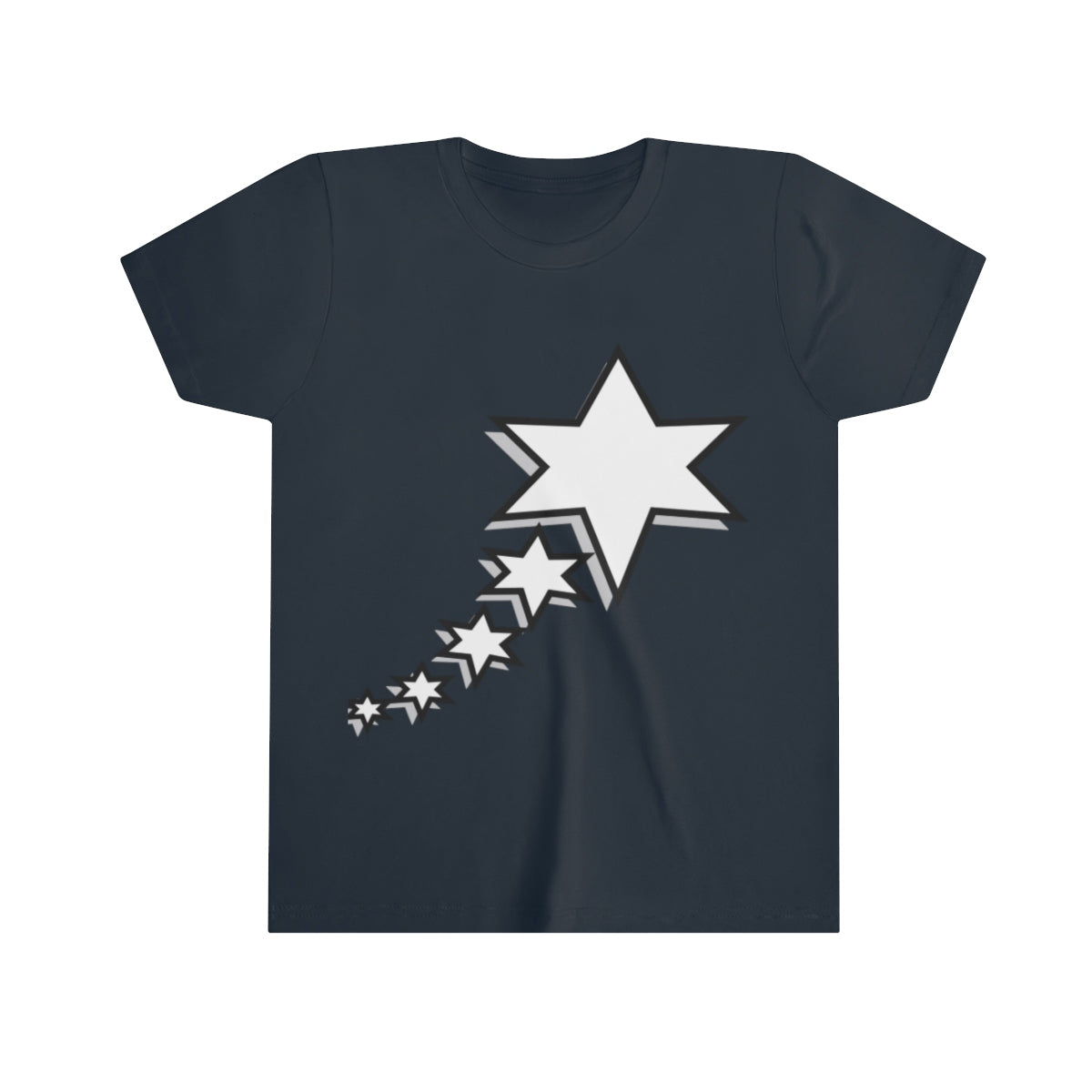 Youth Short Sleeve Tee - 6 Points 5 Stars (White)