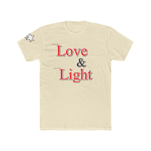 Men's Cotton Crew Tee - Love and Light