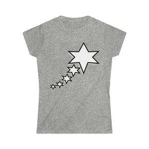Women's Softstyle Tee - 6 Points 5 Stars (White)