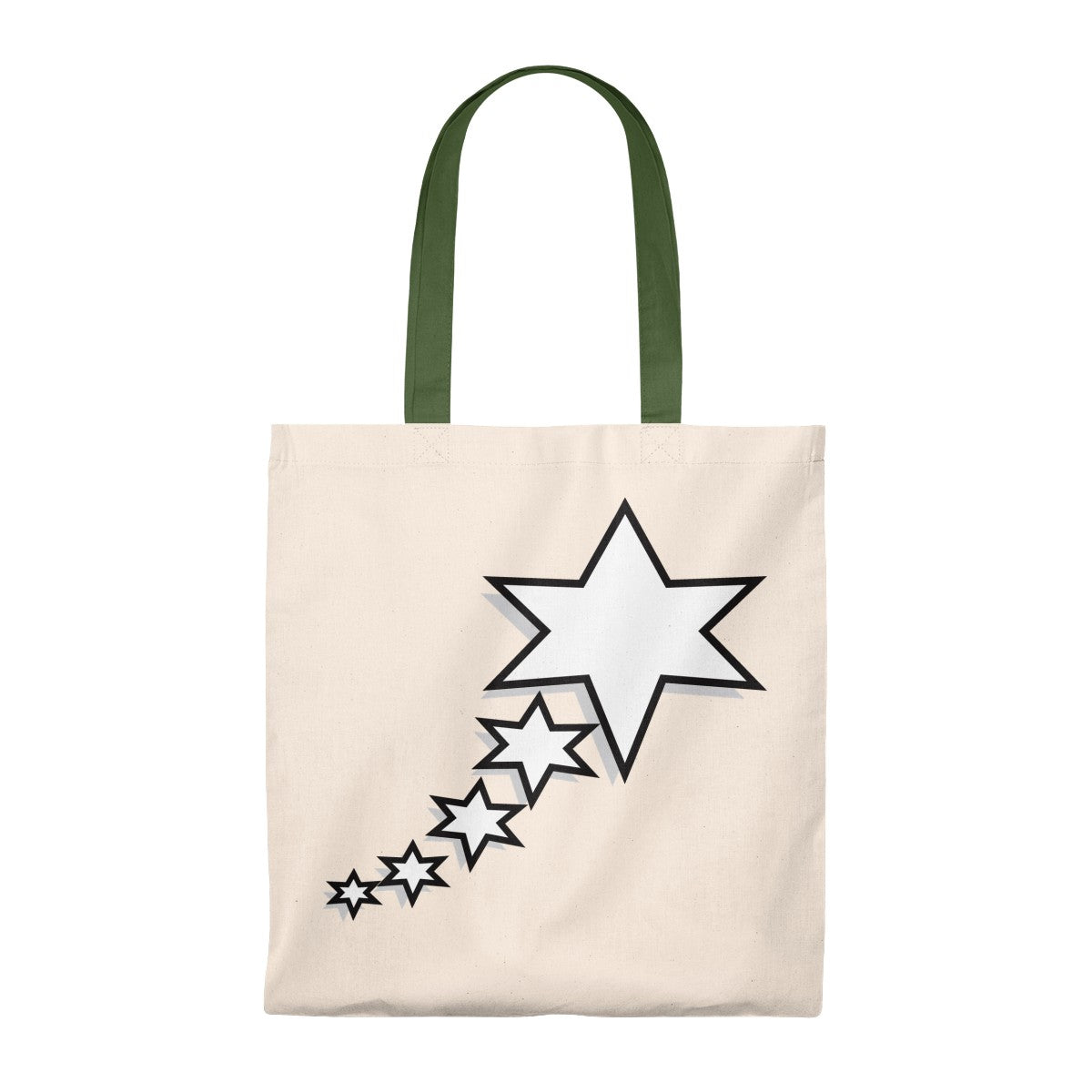 Tote Bag - Vintage - 6 Points 5 Stars (White)