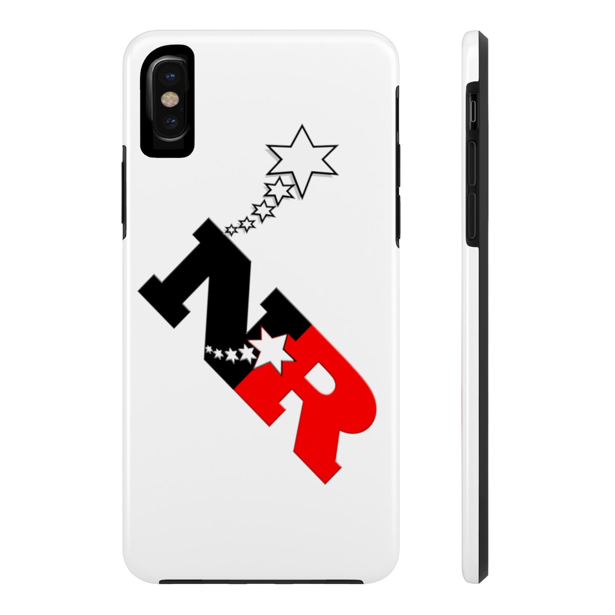 Mate Tough Phone Cases - 6 Points 5 Stars (White)