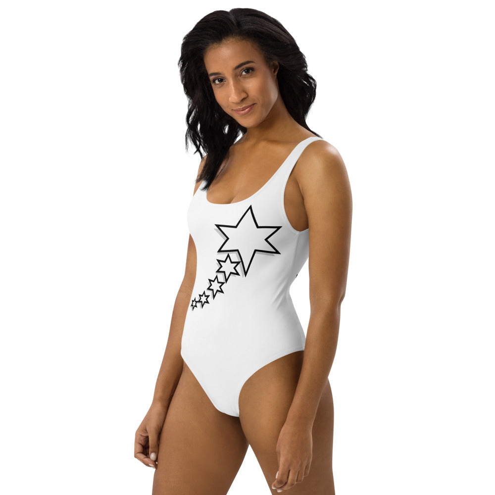 5 Stars 6 Points One-Piece Swimsuit