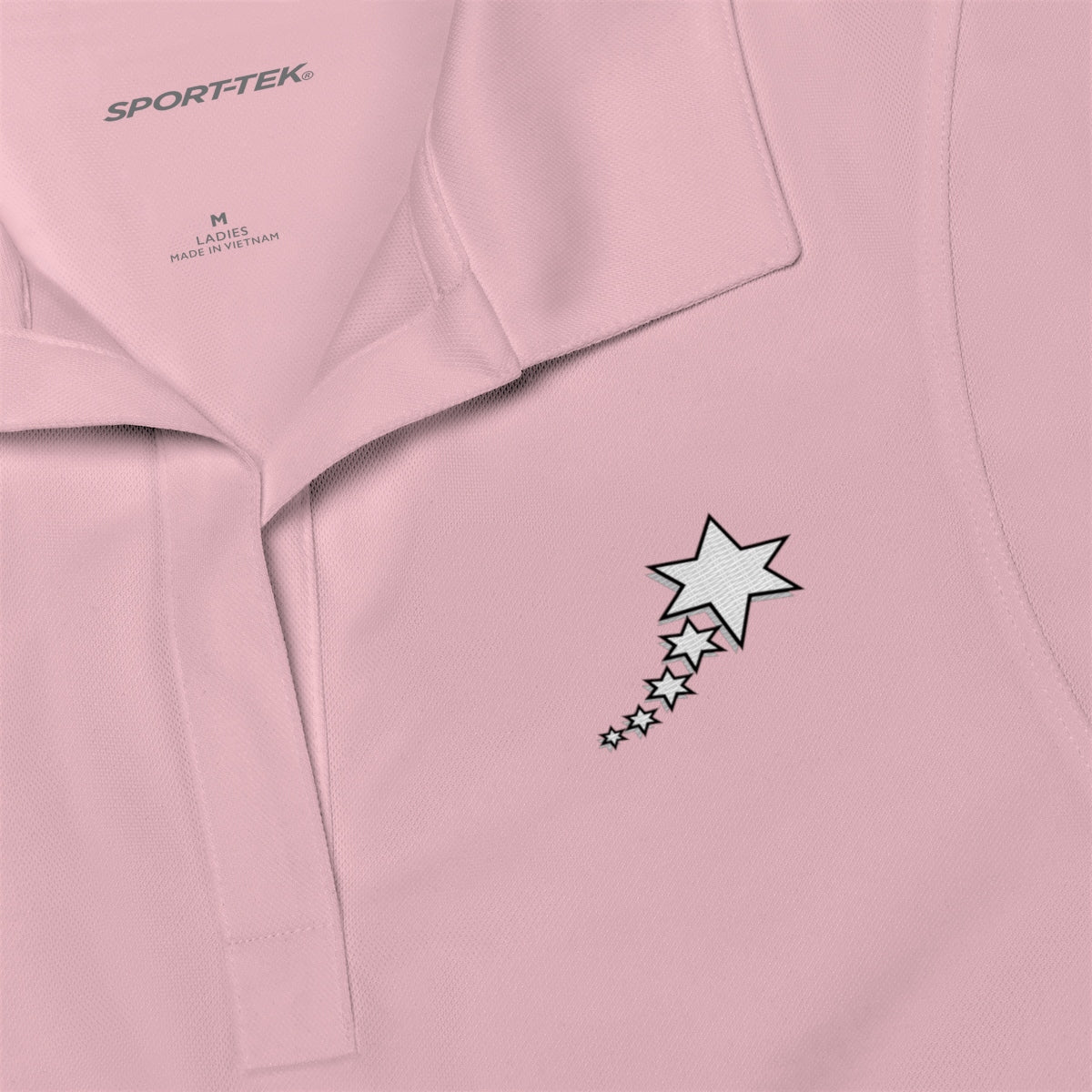 Women's Polo Shirt - 6 Points 5 Stars (White)