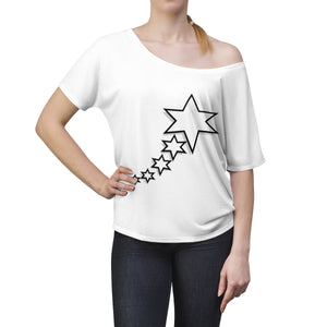 Women's Slouchy top - 6 Points 5 Stars (White)