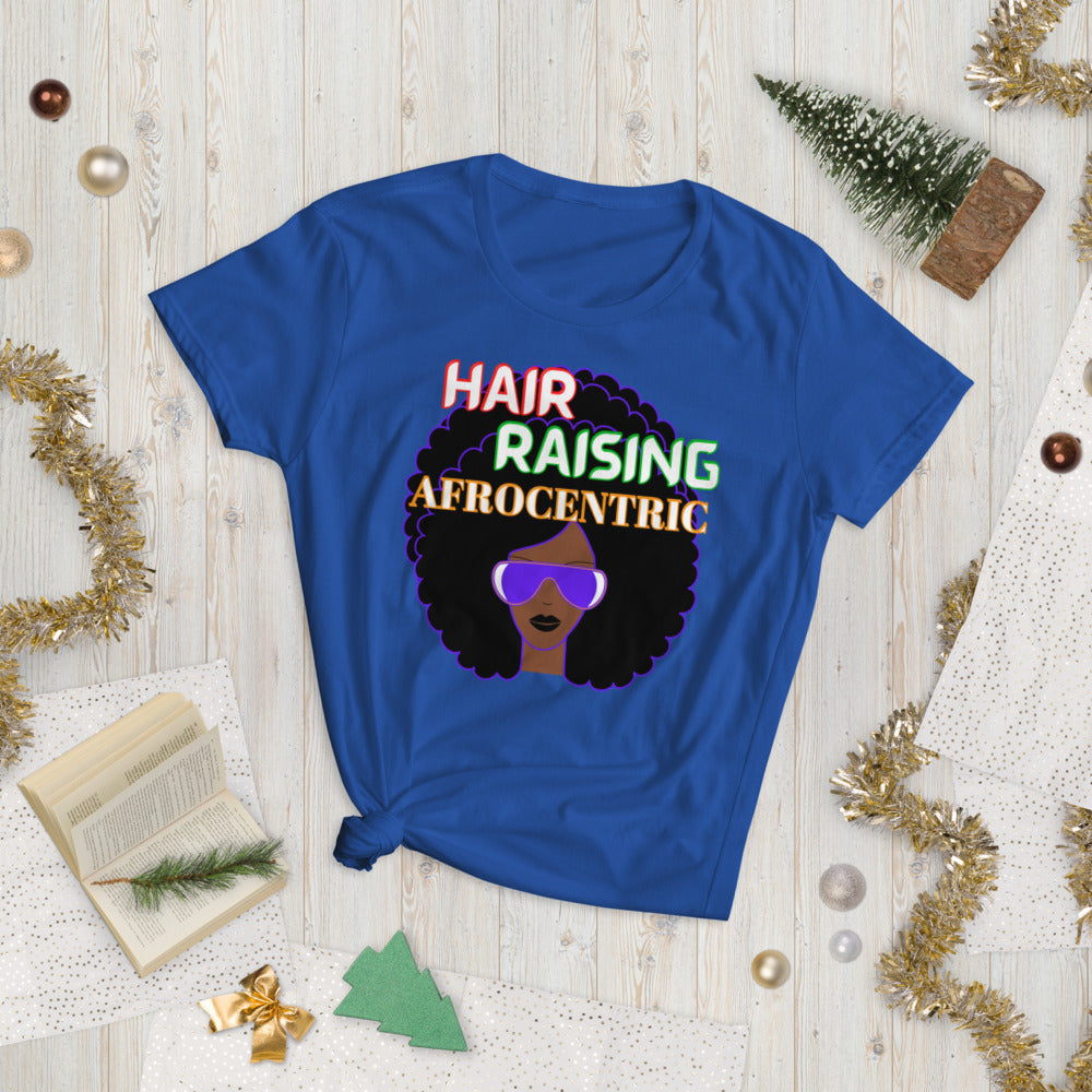 Hair Raising AfroCentric Women's short sleeve t-shirt
